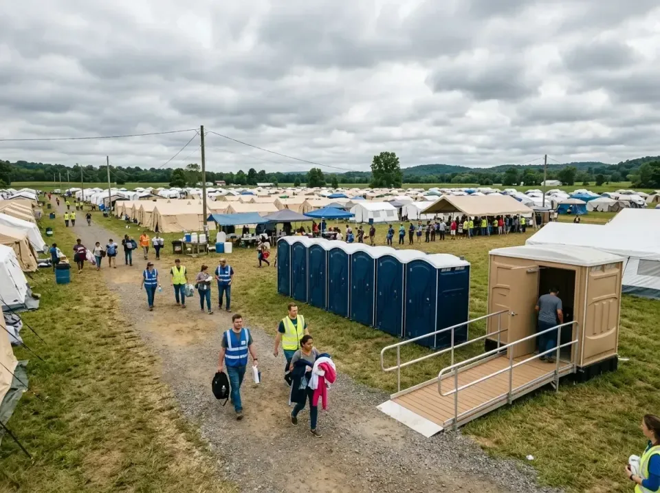 disaster-relief-camp-restrooms-010 — frequently asked questions, Dumpster & Portable Bathrooms Rental in Newton, IA